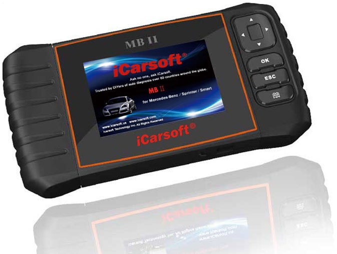 iCarsoft MB II Fejlkodelæser Mercedes Benz OBD2