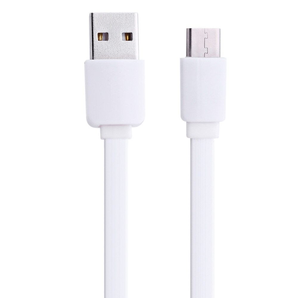 Udtrækkeligt, flokfrit opladningskabel USB-C - 1 meter