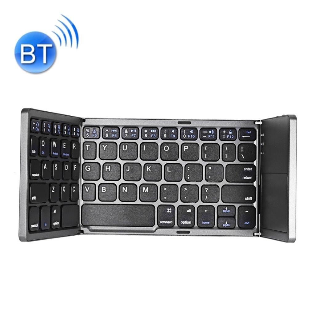 Sammenfoldeligt trådløst tastatur med Touchpad