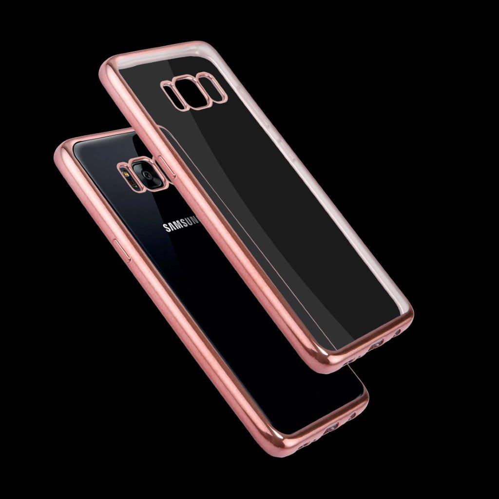Gennemsigtigt cover Samsung Galaxy S8 Plus i Rose Guld