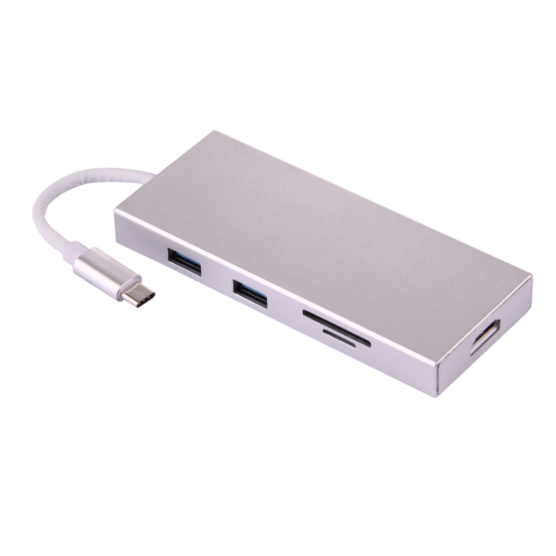 Adapter USB 3.1 Type-C til HDMI & 3 x USB 3.0 & SD/Micro SD kortlæsere
