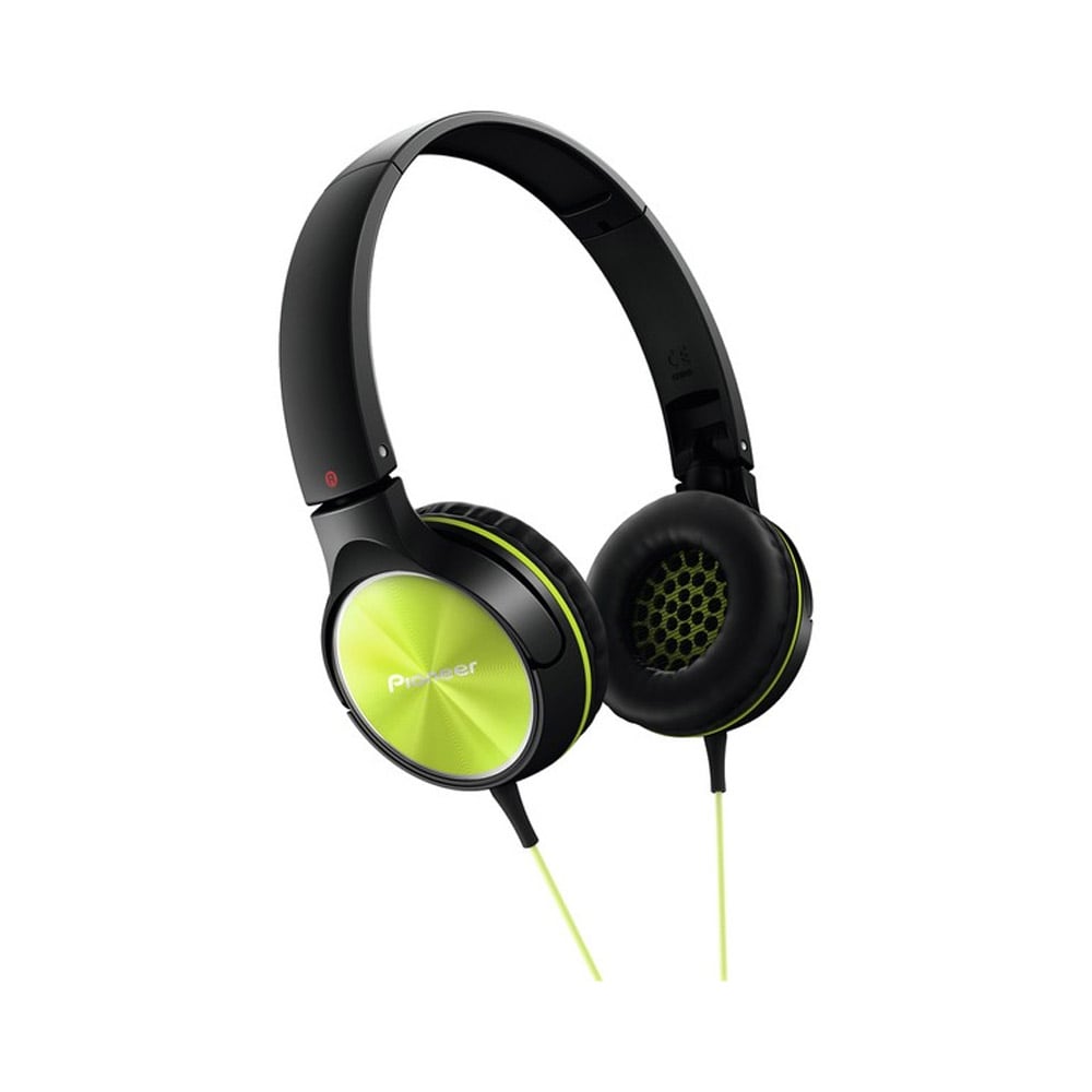 Pioneer Headphones SE-MJ522 Lime/Sort