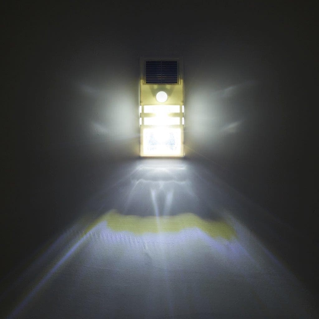 Solcellelampe med bevægelsessensor - Udendørs