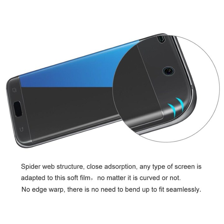 Skærmskåner hærdet film Samsung Galaxy S7 Edge - 3D helskærmsbeskyttelse