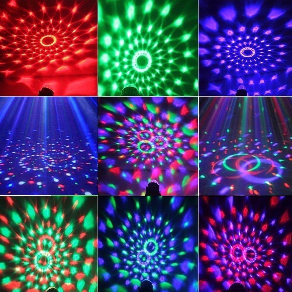 Roterende Discokugle - Magic Ball roterer og pulserer med musikken