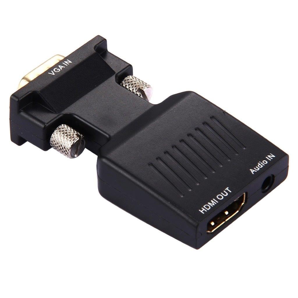 Adapter VGA till HDMI + Audio Video udgang HDTV - Køb på