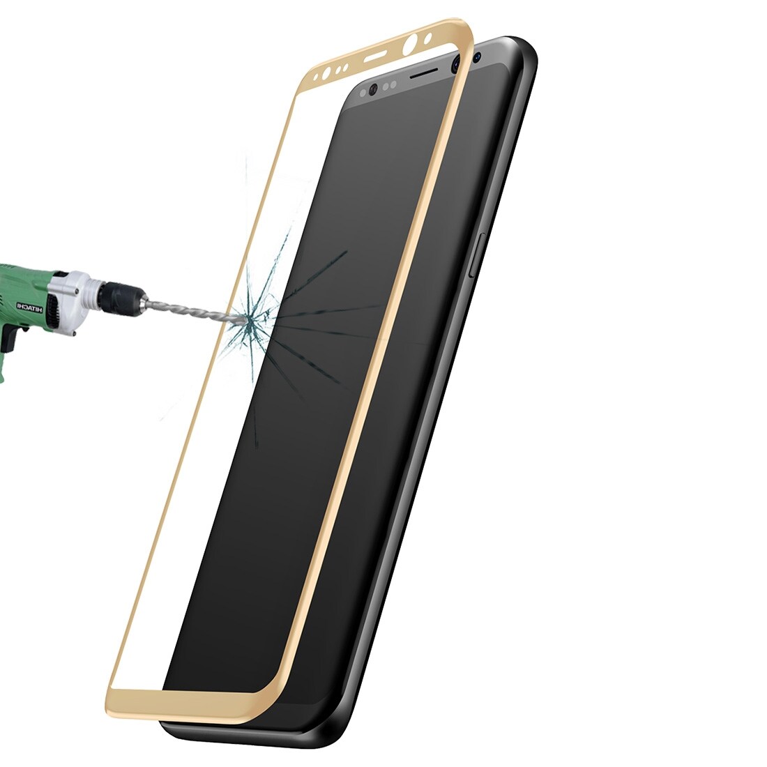 Skærmskåner i hærdet 3D glas Samsung Galaxy S8 Plus