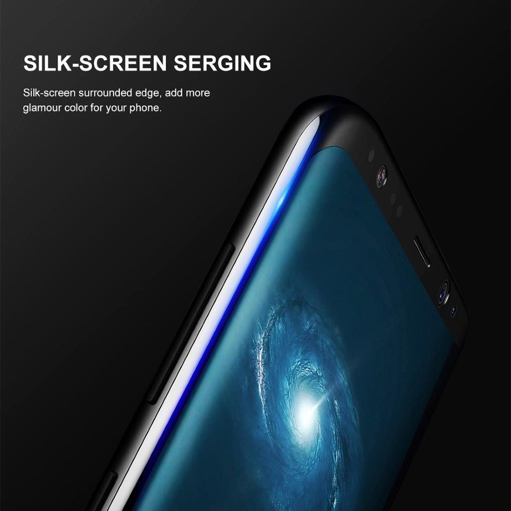 Skærmskåner i hærdet 3D glas Samsung Galaxy S8 Plus