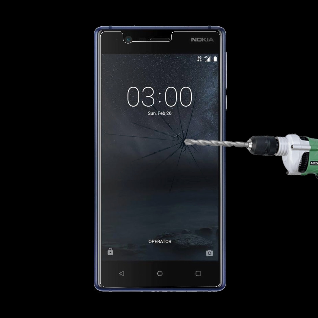 Skærmskåner i hærdet glas Nokia 3