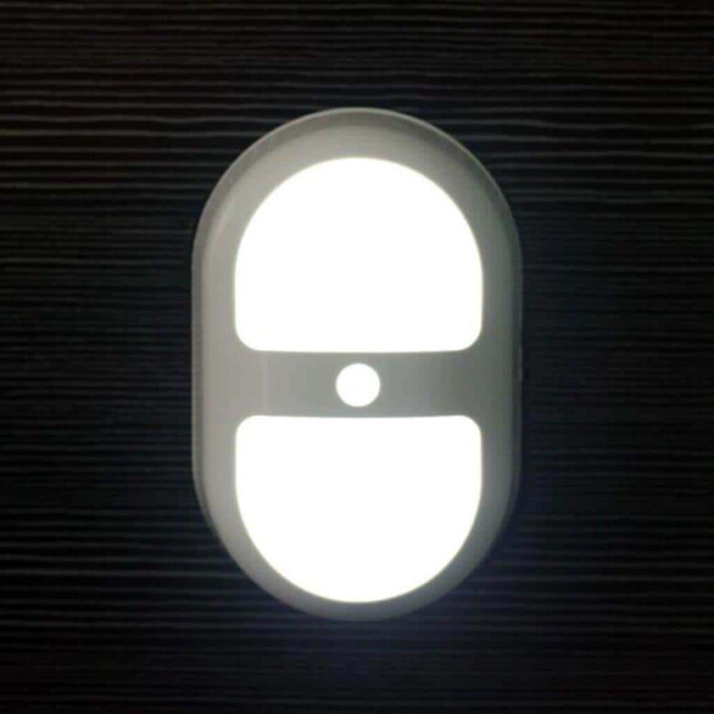 Trådløs dobbelt LED lampe med sensorfunktion