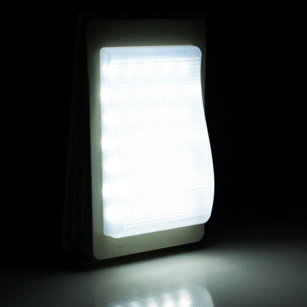 Væglampe LED med solceller 5W 38 LED 12V