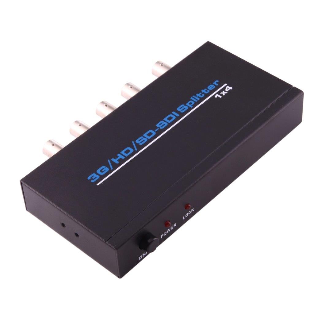Signalomformer SDI / HD-SDI / 3G-SDI 1X4 Splitter Video Adapter