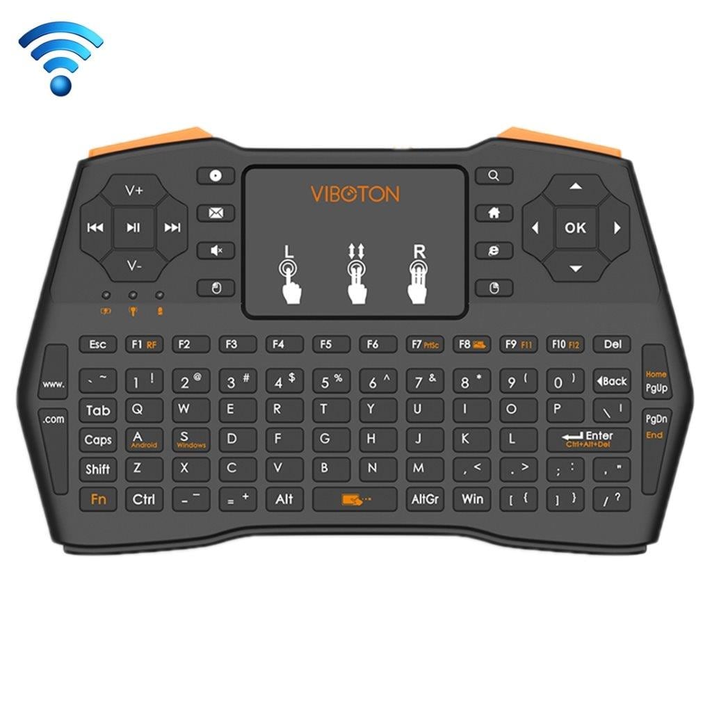 Trådløst tastatur + Touchpad til TV Box / PC mm