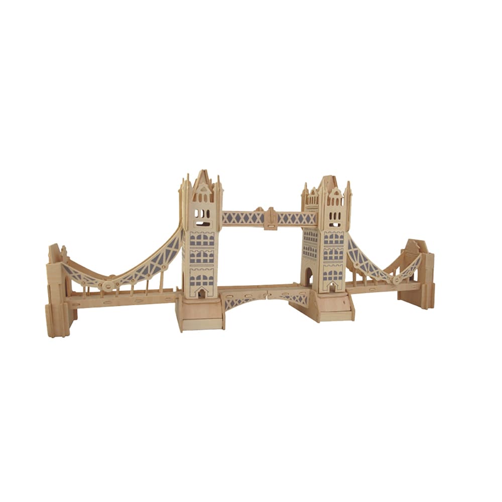 Model 3D Puslespil i træ - Tower Bridge