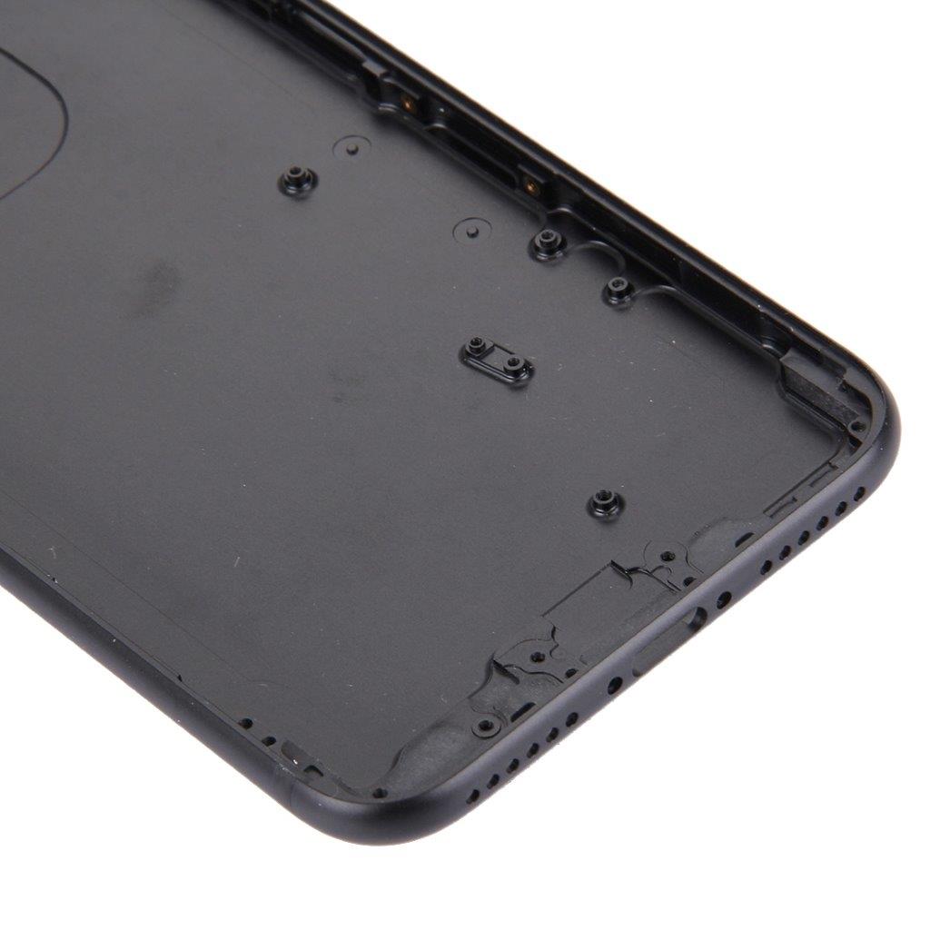 Dæksel sort iPhone 7 + knapper - Komplet coverbytte