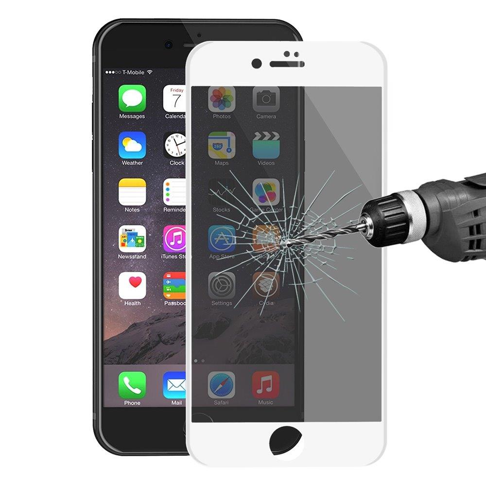Spion-displayskåner i hærdet glas iPhone 8 / 7 - Helskærmsbeskyttelse