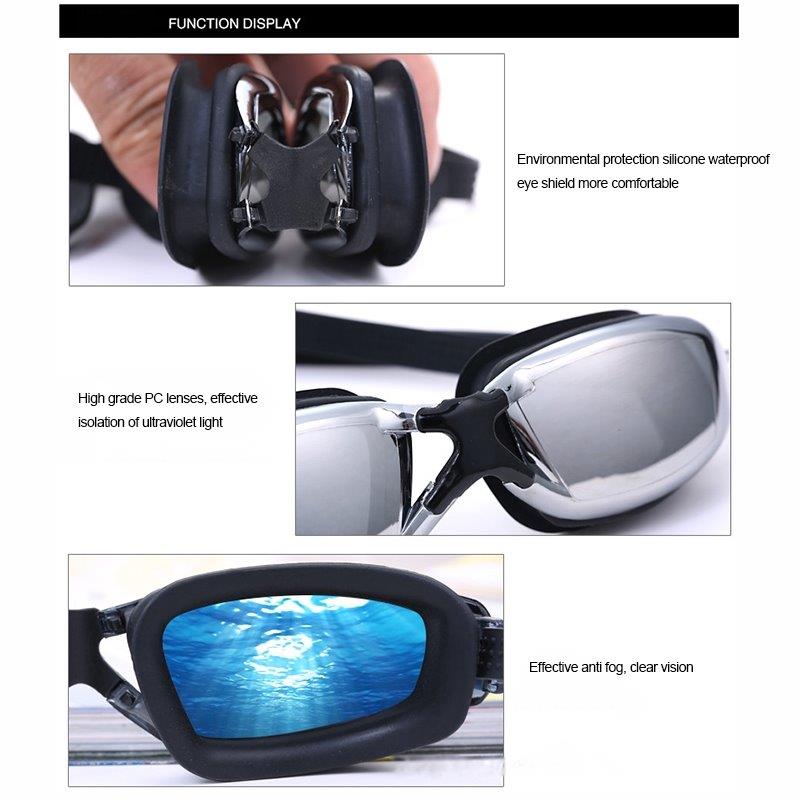 Dugfri Voksen Svømmebriller med 500 Graders Myopia
