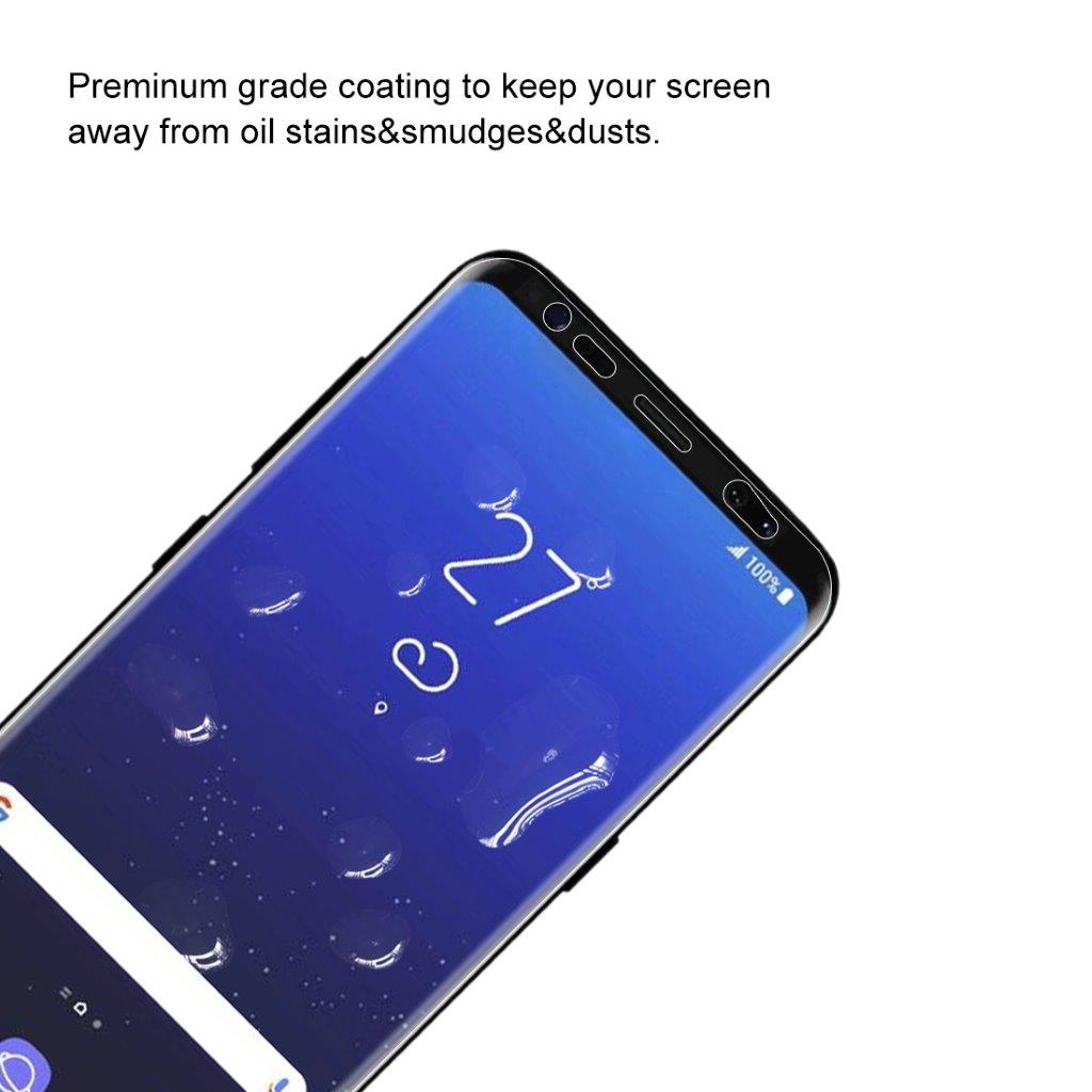 Skærmbeskyttelse til Samsung Galaxy S8 - Fuld Skærm