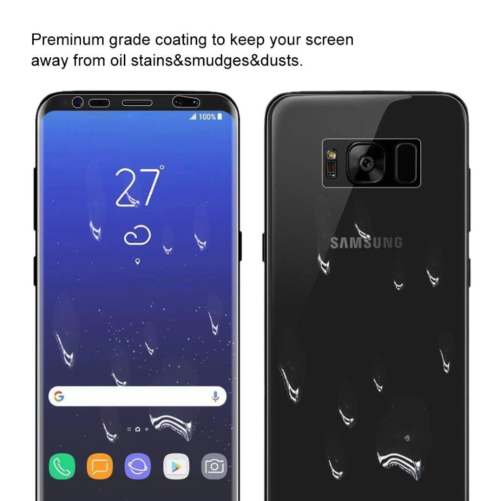 Skærmbeskyttelse For + Bag til Samsung Galaxy S8