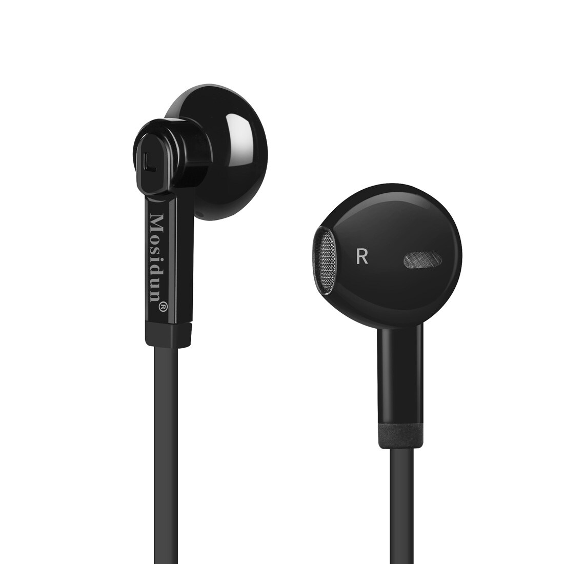 Bluetooth Headset med Kabel og Fjernbetjening - iPhone / Samsung / Sony m.m.