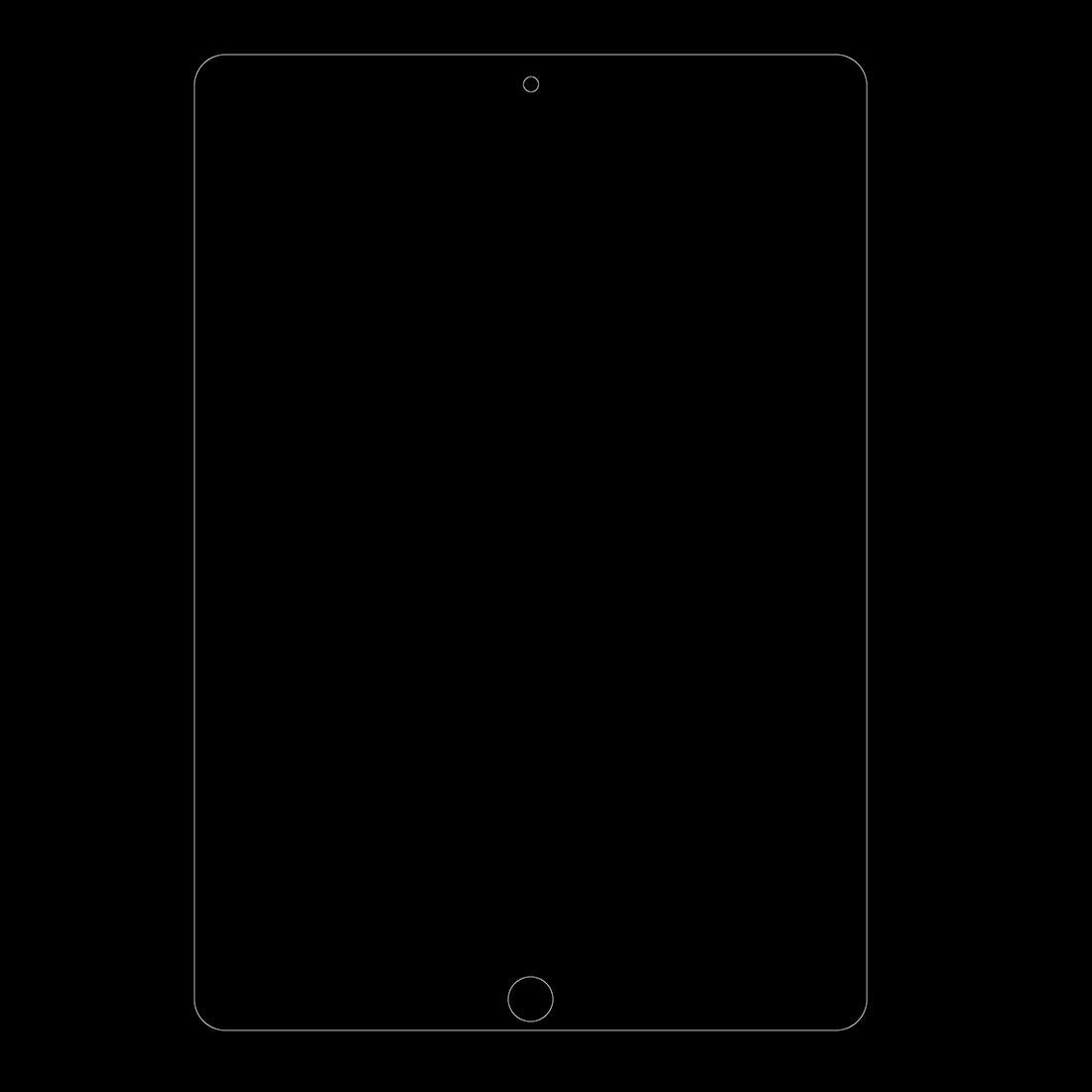 Skærmbeskyttelse i Hærdet Glas iPad Pro 10.5