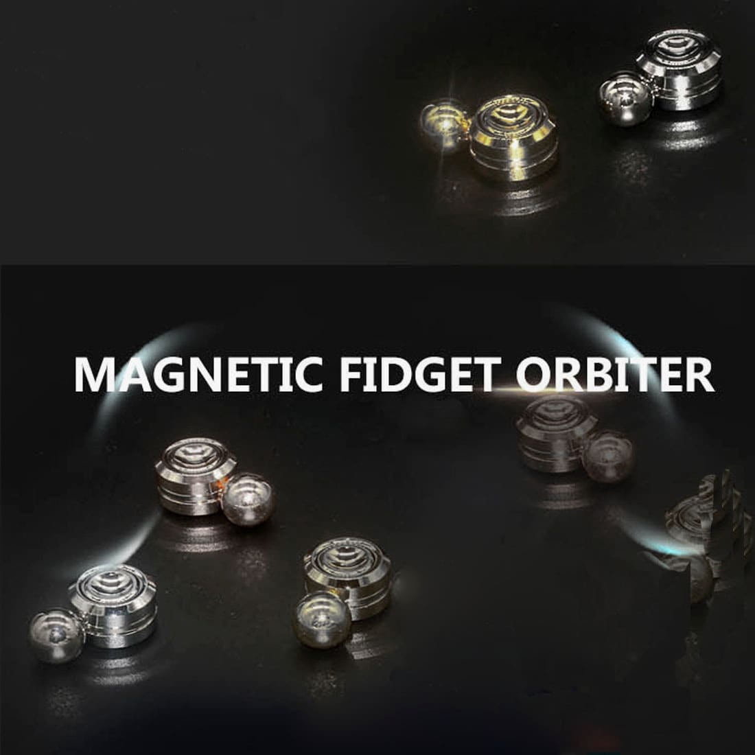 Fidget Spinner - Magnetisk Orbit Kugle