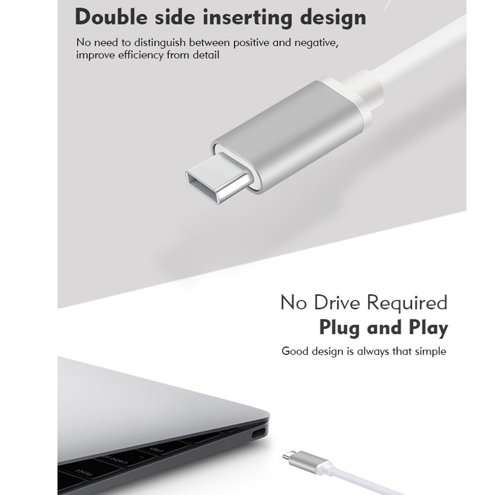 Adapter USB 3.0 Type-C til HDMI