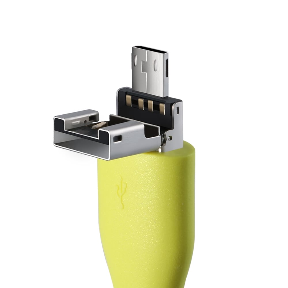 Ventilator / Ansigtsventilator til Mobiltelefon med USB og Micro-USB