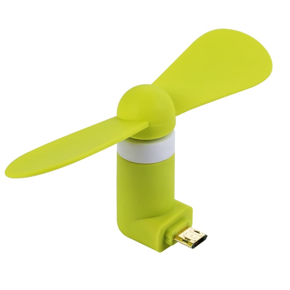Ventilator / Ansigtsventilator til Mobiltelefon med Micro-USB Kontakt