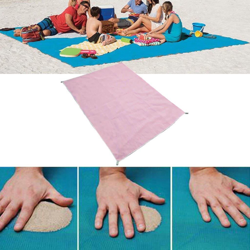 Sandfrit Tæppe - 2 x 1,5 meter Lyserød
