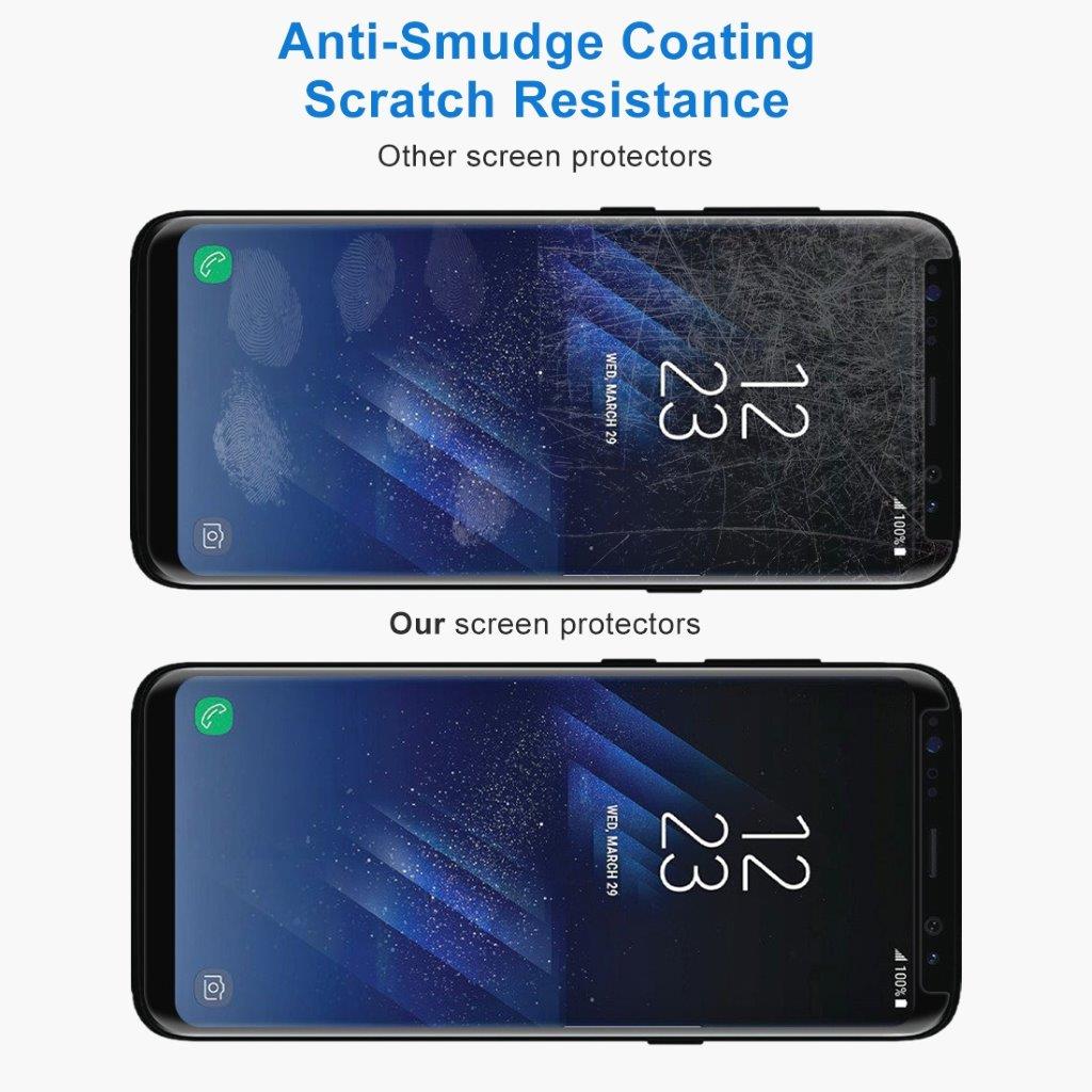 Skærmbeskyttelse i Hærdet Glas Samsung Galaxy S8 - Sort