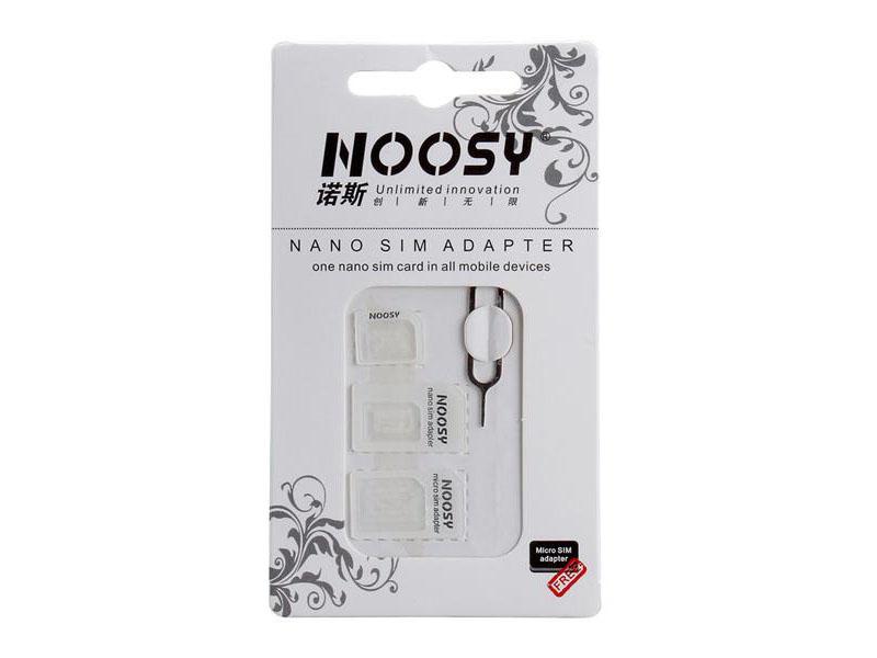 Noosy Nano-SIM Adapter Sæt - 3-i-1