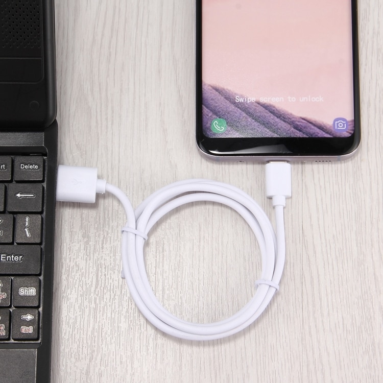 USB-kabel / datakabel / opladerkabel USB-C / Type-C - 1 meter