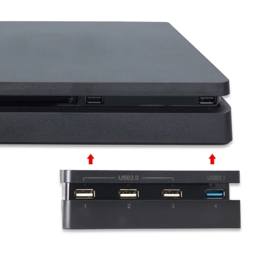 DOBE 4 Port USB 2.0 & 3.0 Switch Sony PS4 Slim