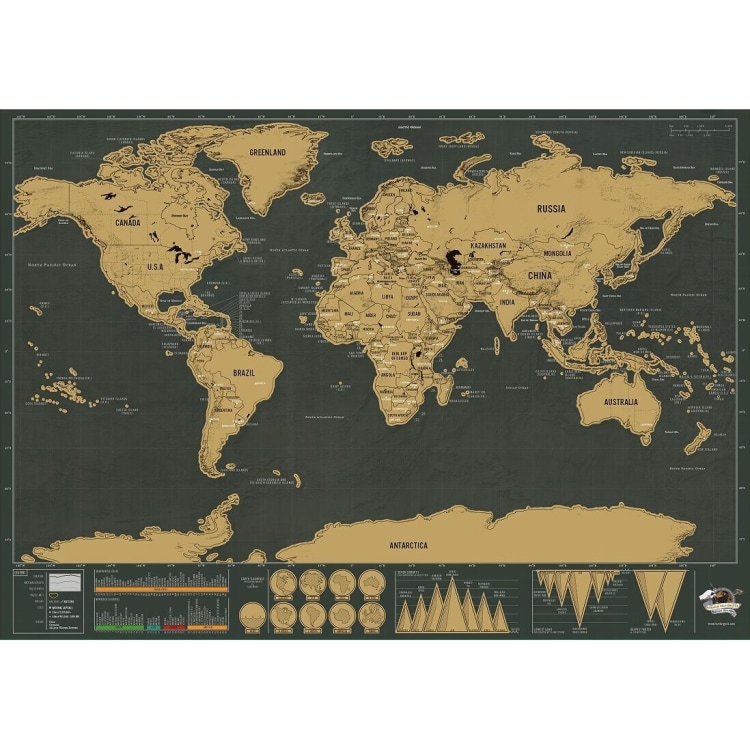 Verdenskort Scratch map