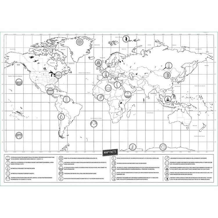 Verdenskort Scratch map