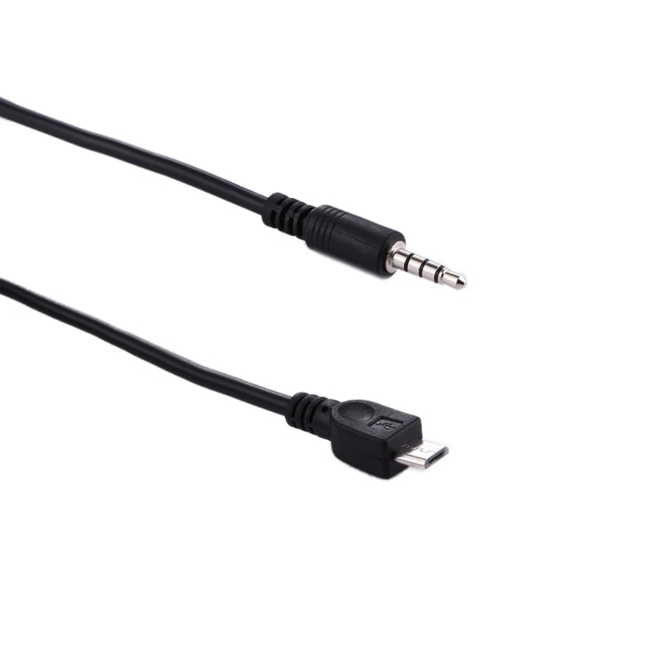 Aux-kabel 3,5mm til microusb