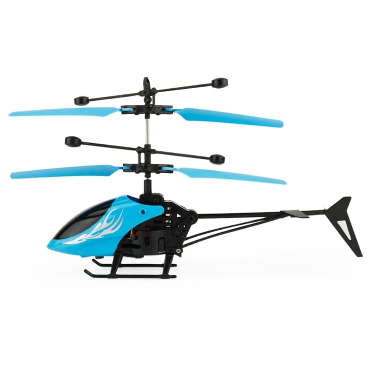 Mini-helikopter med infrarød sensor og LED belysning