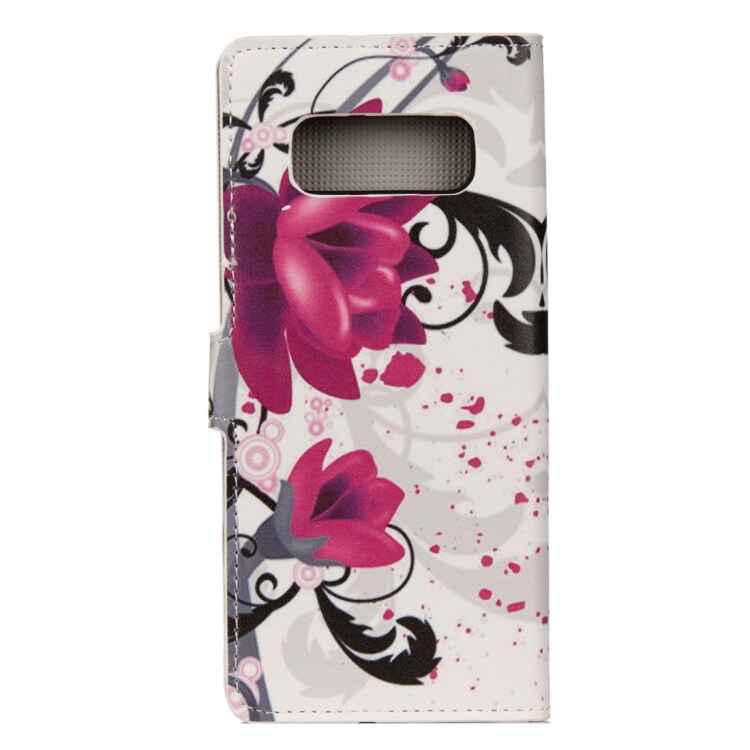 Blomsterfoderal Samsung Galaxy Note 8  Lotus Pattern
