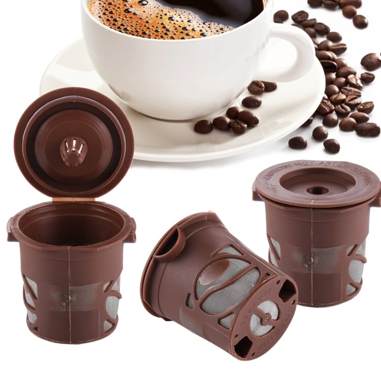 Genbrugelig Kaffekapsel / Kaffekapsel adapter Keurig - 3 stk.