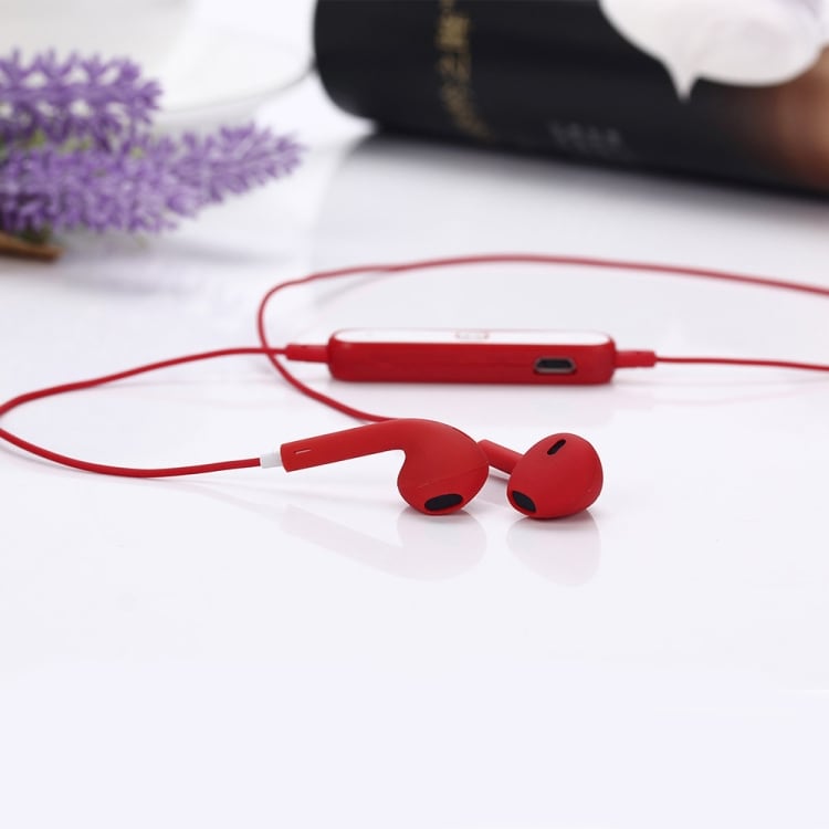 Røde Bluetooth I-near Høretelefoner med ledning