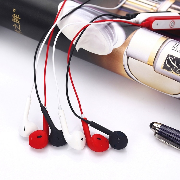 Hvide Bluetooth In-ear Høretelefoner med ledning