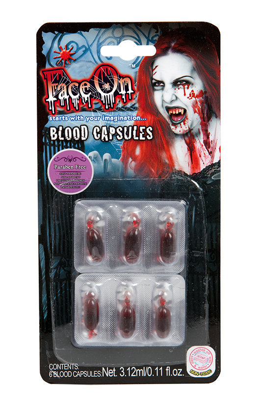 Face On Blood Capsules