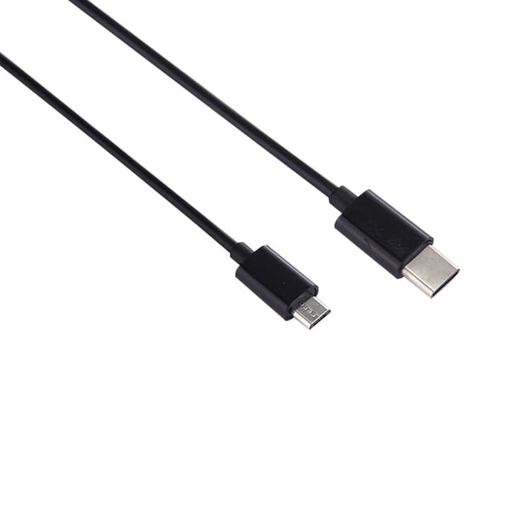 Kort USB-C / Type-C Male til  Micro USB kabel