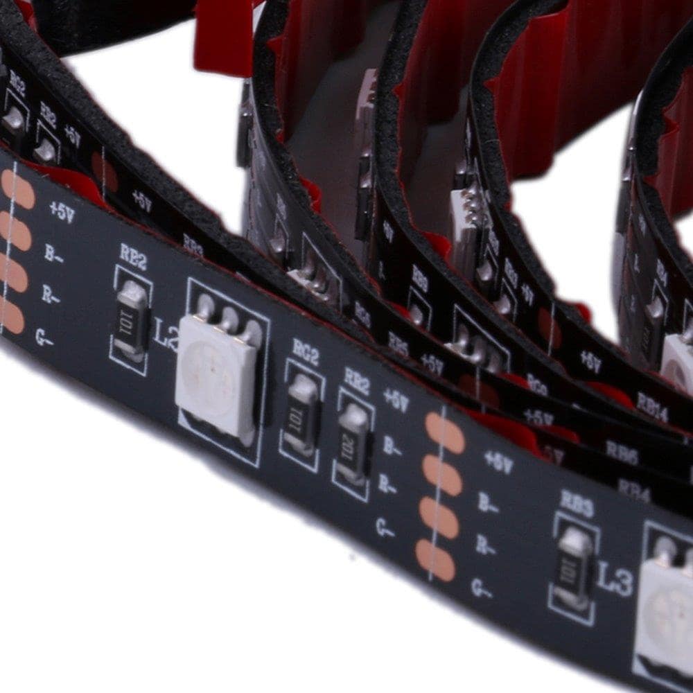 Led Kæde 5050 USB rgb farve med fjernkontrol - 3 meter Vandtæt
