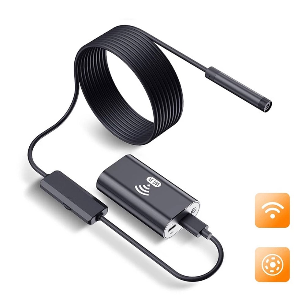 WiFi HD Inspektionskamera for PC / iPhone / Android 10 meter