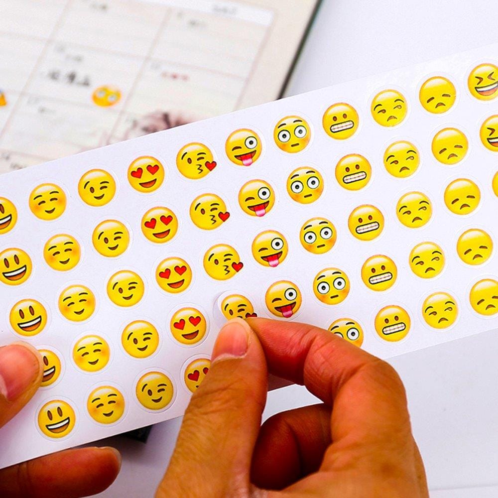 Emoji Klistermærker - 660 stk. stickers