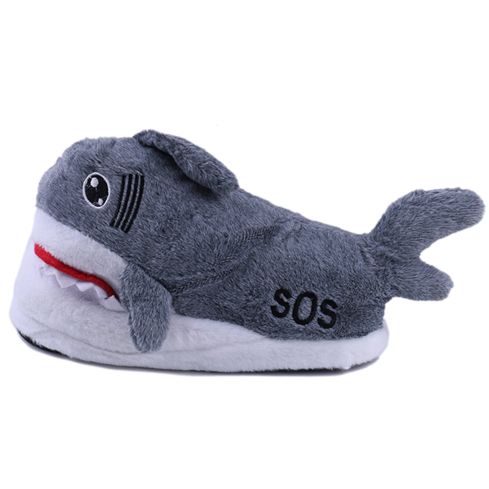 Haj-Tøfler - Shark Slippers One Size