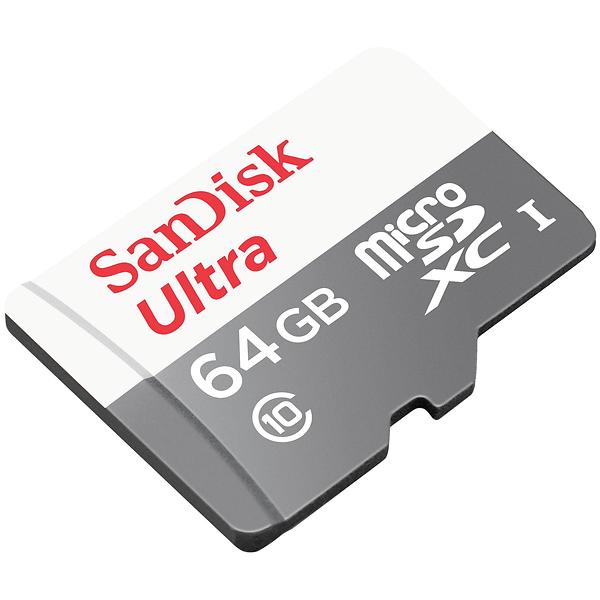 64GB SanDisk Mobile Ultra SDSQUNB microSDXC Class 10 UHS-I 48MB/s