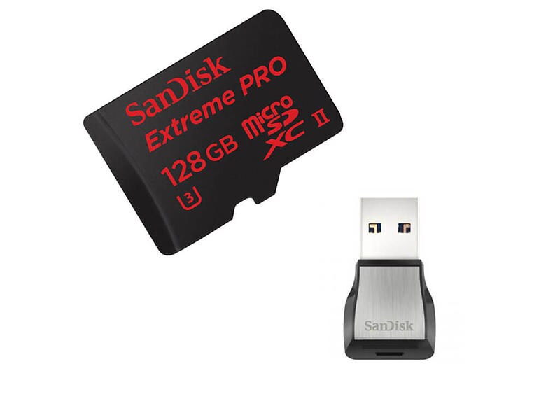 128GB SanDisk Extreme Pro microSDXC Class 10 UHS-II Class 3 275MB/s